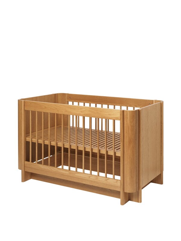 Ferm Living Tilu baby cot, natural oak, extra image