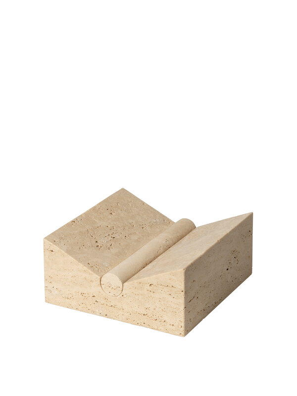 Ferm Living Tvara book stand, travertine, extra image