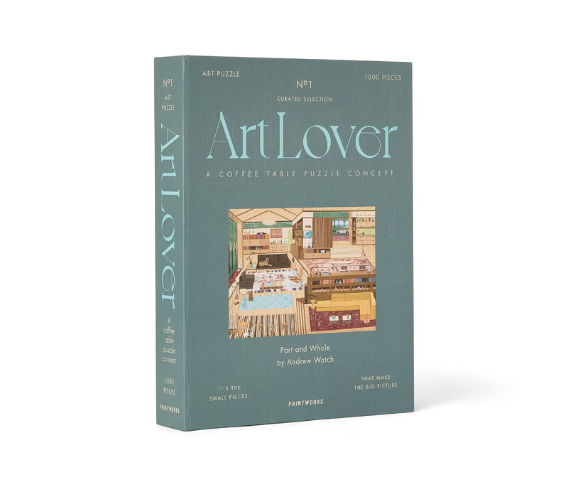 PrintWorks Art Lover Book Puzzle 1000 Pezzi - Lounge - Puzzle D'Arte In Elegante Custodia A Libro Per Adulti
