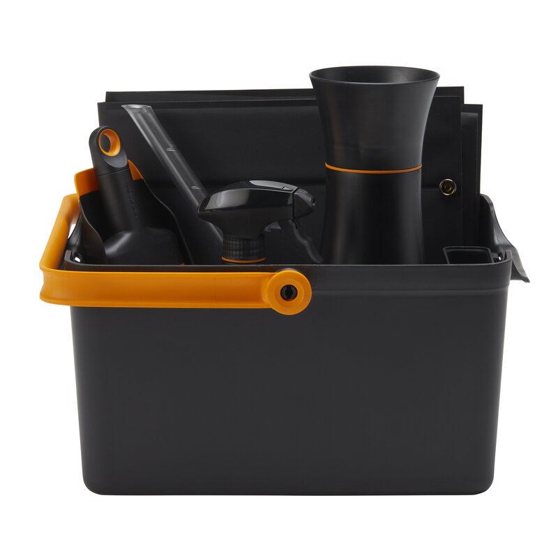 Fiskars Balcony garden toolbox, black - orange, extra image