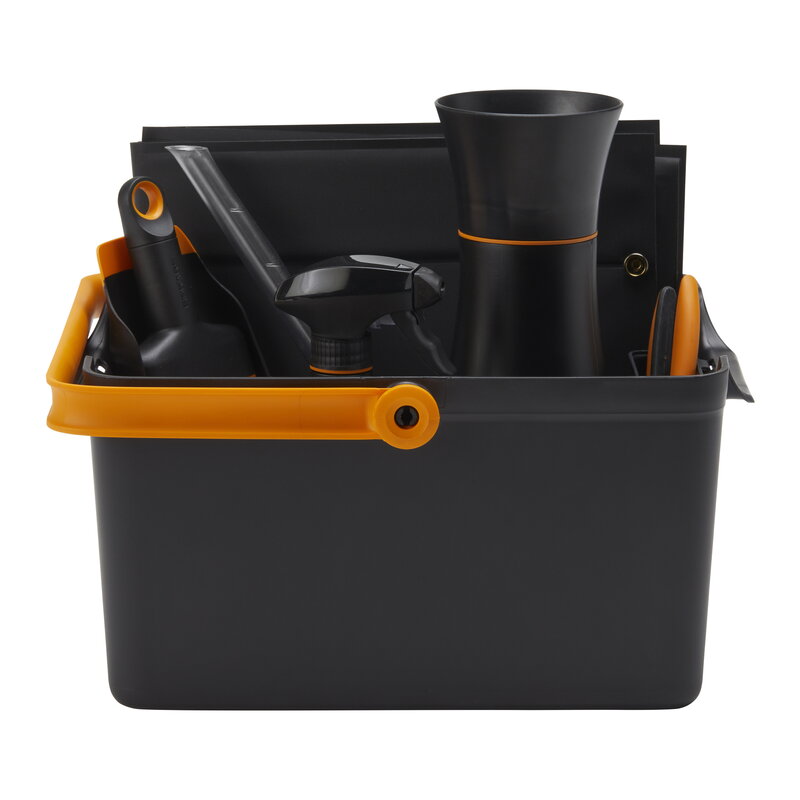 Fiskars Balcony garden toolbox, black - orange, extra image