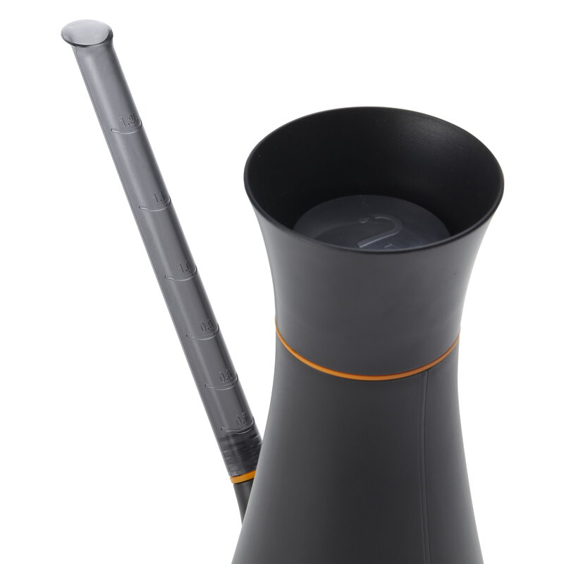 Fiskars Regadera para plantas de interior y exterior, 1,2 L, negro - naranja, imagen extra