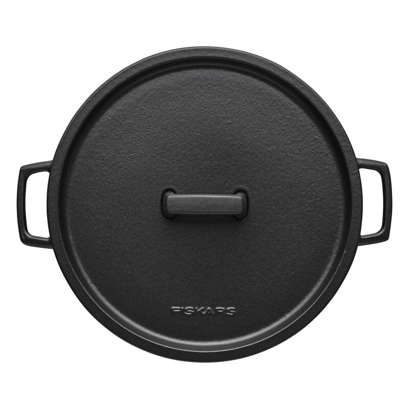 Fiskars Casseruola con coperchio Folken, 6 L, nero, immagine extra