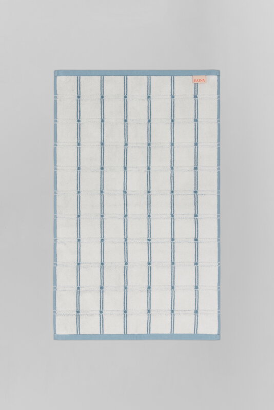 Baina Bath mat Devon, 50 x 80 cm, celeste - chalk, extra image