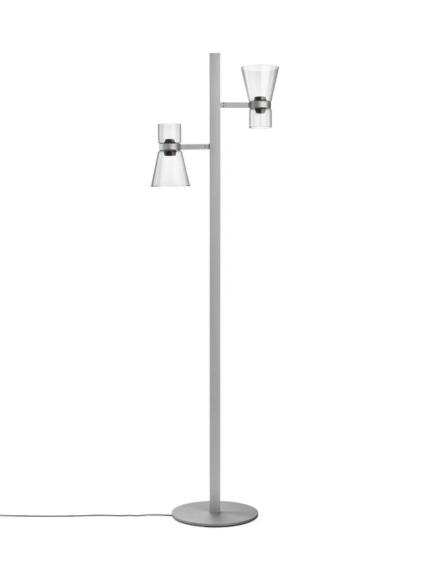 Flos Nocturne 2 floor lamp, cone, silver, extra image
