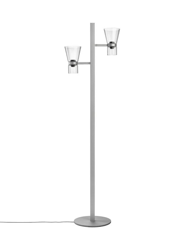 Flos Nocturne 2 floor lamp, cone, silver, extra image