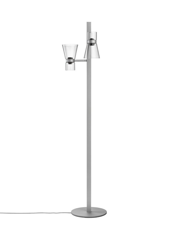 Flos Nocturne 2 floor lamp, cone, silver, extra image