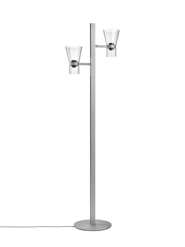 Flos Nocturne 2 floor lamp, cone, silver, extra image