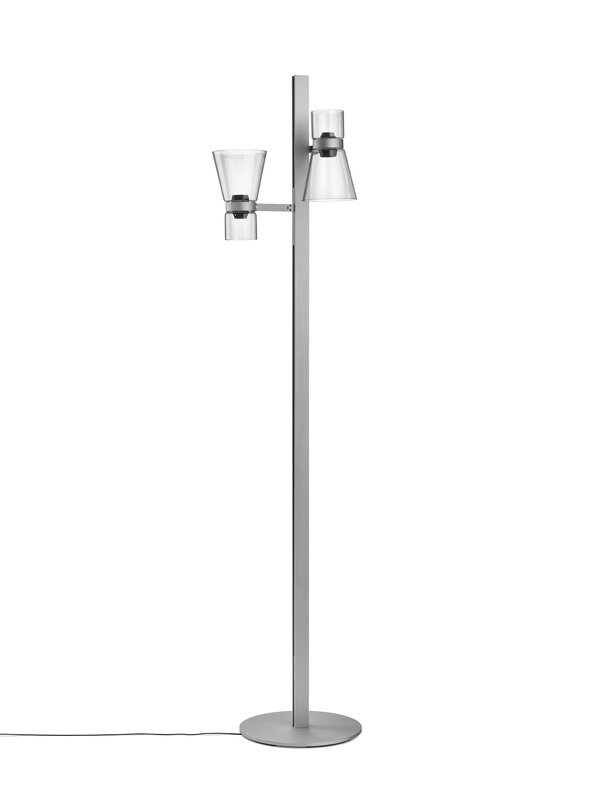 Flos Nocturne 2 floor lamp, cone, silver, extra image