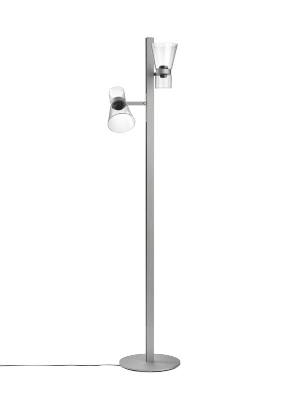 Flos Nocturne 2 floor lamp, cone, silver, extra image