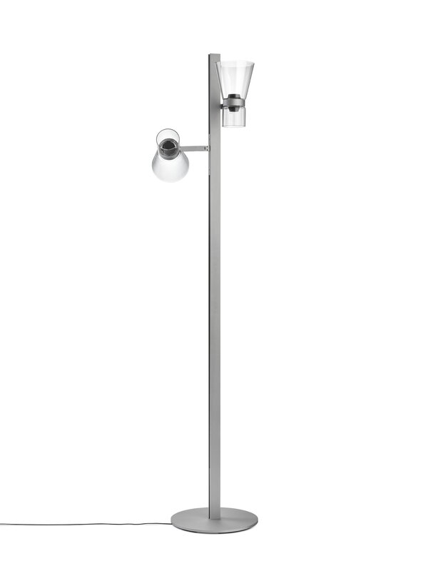 Flos Nocturne 2 floor lamp, cone, silver, extra image