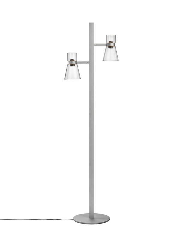 Flos Nocturne 2 floor lamp, cone, silver, extra image