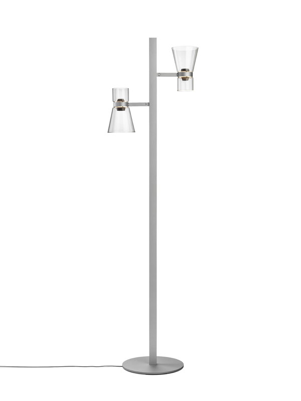 Flos Nocturne 2 floor lamp, cone, silver, extra image