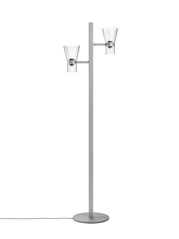 Flos Nocturne 2 floor lamp, cone, silver, extra image