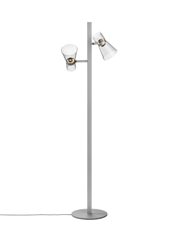 Flos Nocturne 2 floor lamp, cone, silver, extra image