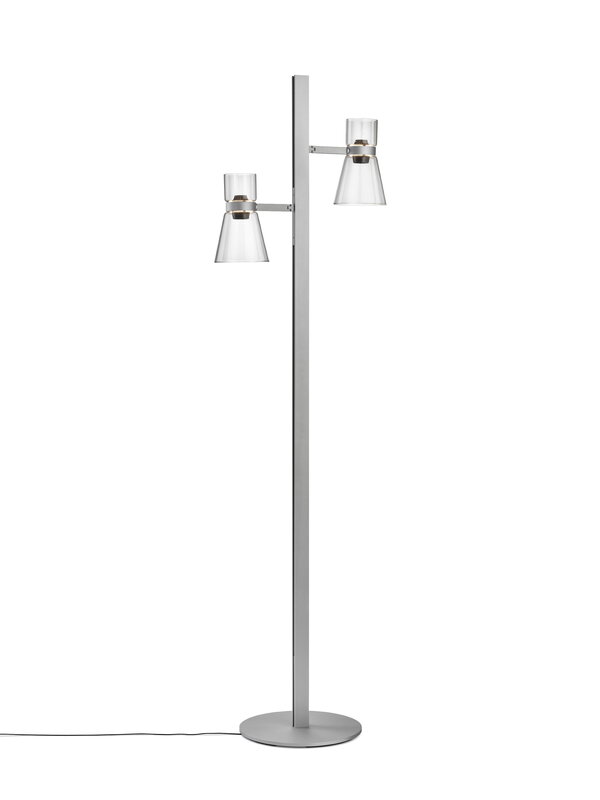Flos Nocturne 2 floor lamp, cone, silver, extra image