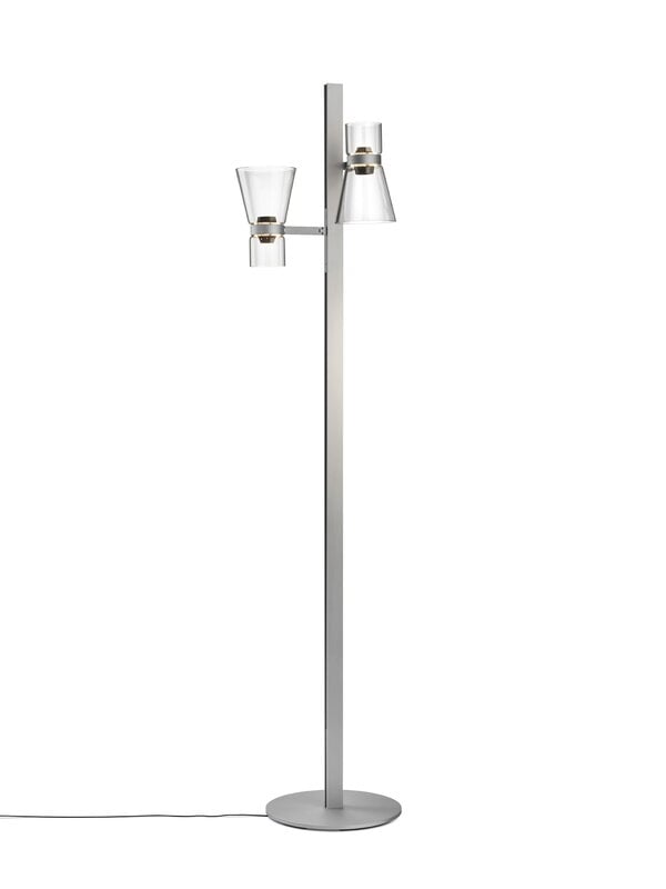 Flos Nocturne 2 floor lamp, cone, silver, extra image