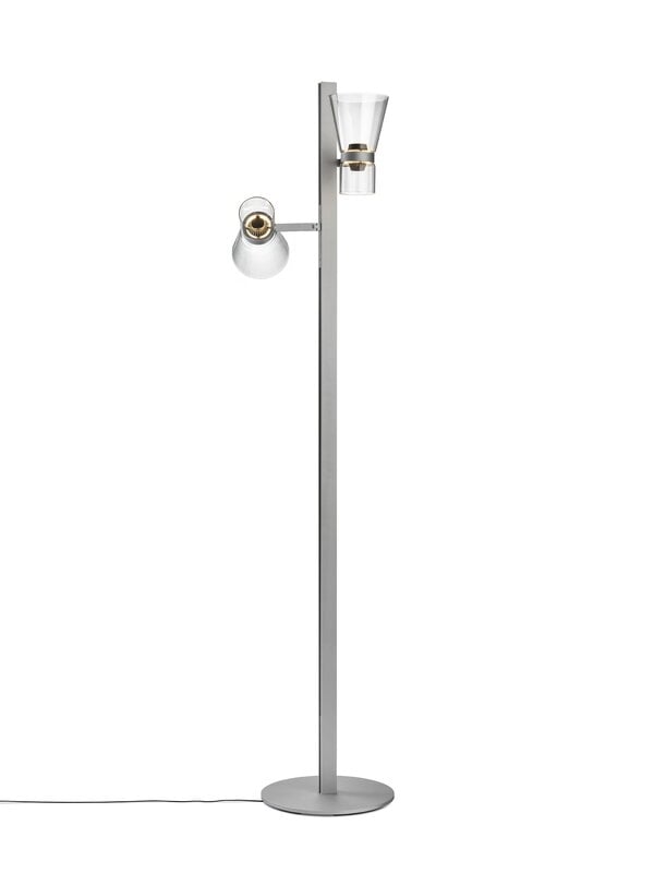 Flos Nocturne 2 floor lamp, cone, silver, extra image