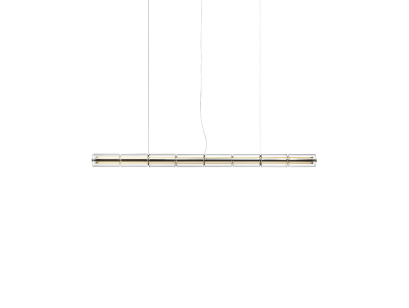 Flos Luce Cilindrica S1 suspension lamp, glass, transparent, extra image