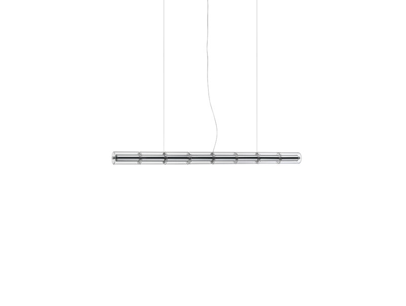 Flos Luce Cilindrica S1 suspension lamp, glass, transparent, extra image