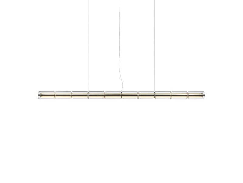 Flos Luce Cilindrica S2 lampada a sospensione, vetro, trasparente, immagine extra
