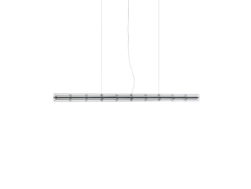 Flos Luce Cilindrica S2 lampada a sospensione, vetro, trasparente, immagine extra