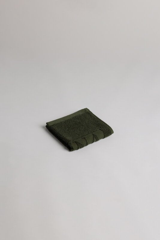 Baina Face cloth Agnes, 30 x 30 cm, moss, extra image