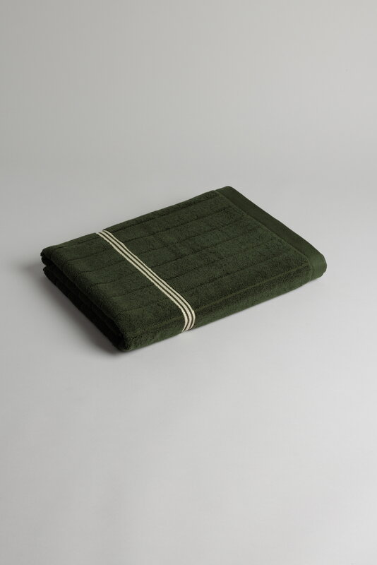 Baina Bath sheet Matheson, 90 x 170 cm, moss, view 3