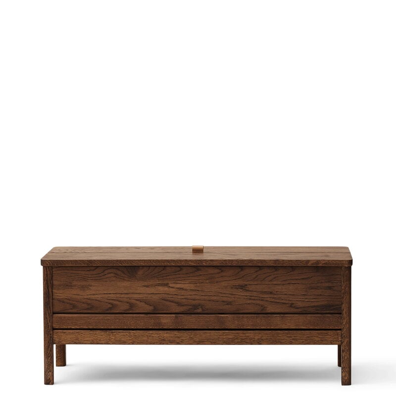 Form & Refine A Line storage bench, 111 cm, smoked oak, extra image
