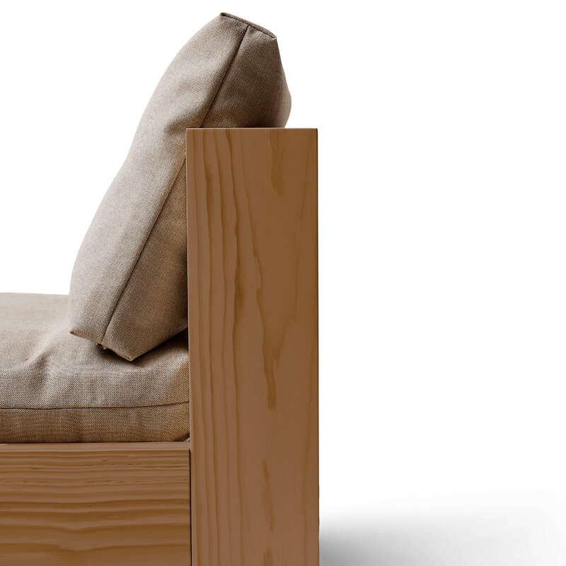 Form & Refine Icon nojatuoli, ruskeaksi petsattu mänty - tumma beige Technicolour 0220, näkymä 5