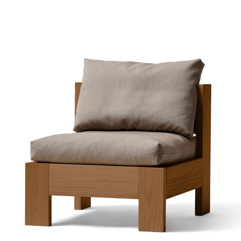 Form & Refine Icon nojatuoli, ruskeaksi petsattu mänty - tumma beige Technicolour 0220, näkymä 3