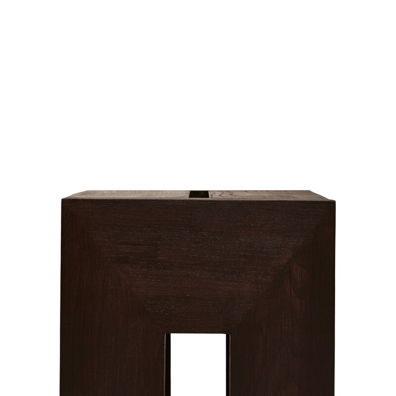Form & Refine Monolith side table, dark brown ash, view 3