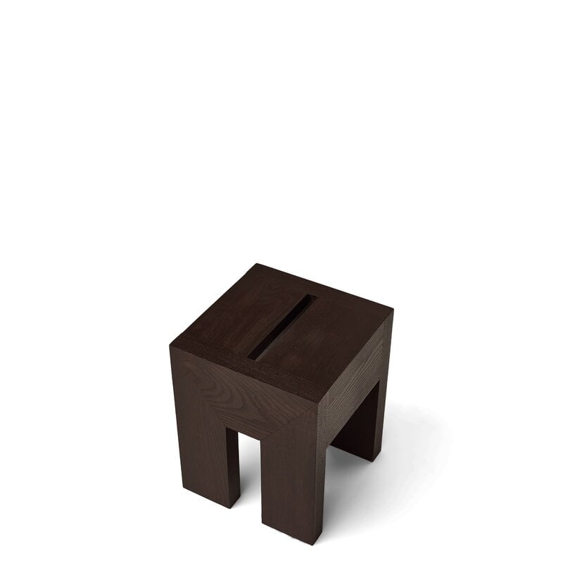 Form & Refine Monolith side table, dark brown ash, view 4