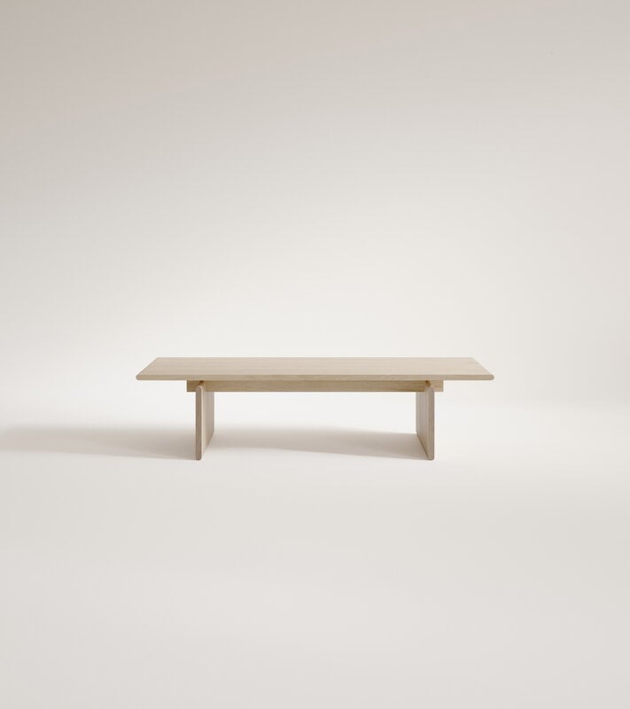 FORMARKIVET Nomen sohvapöytä, 150 x 70 cm, vaalea tammi, näkymä 3