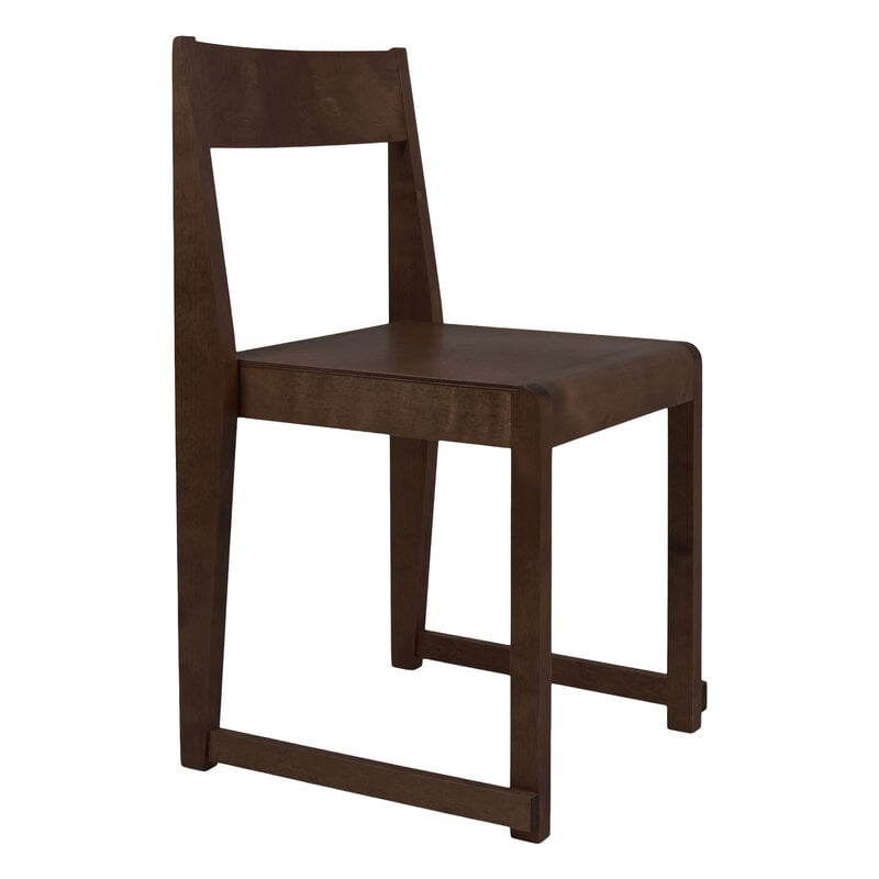 Frama Chair 01, dark brown birch, extra image