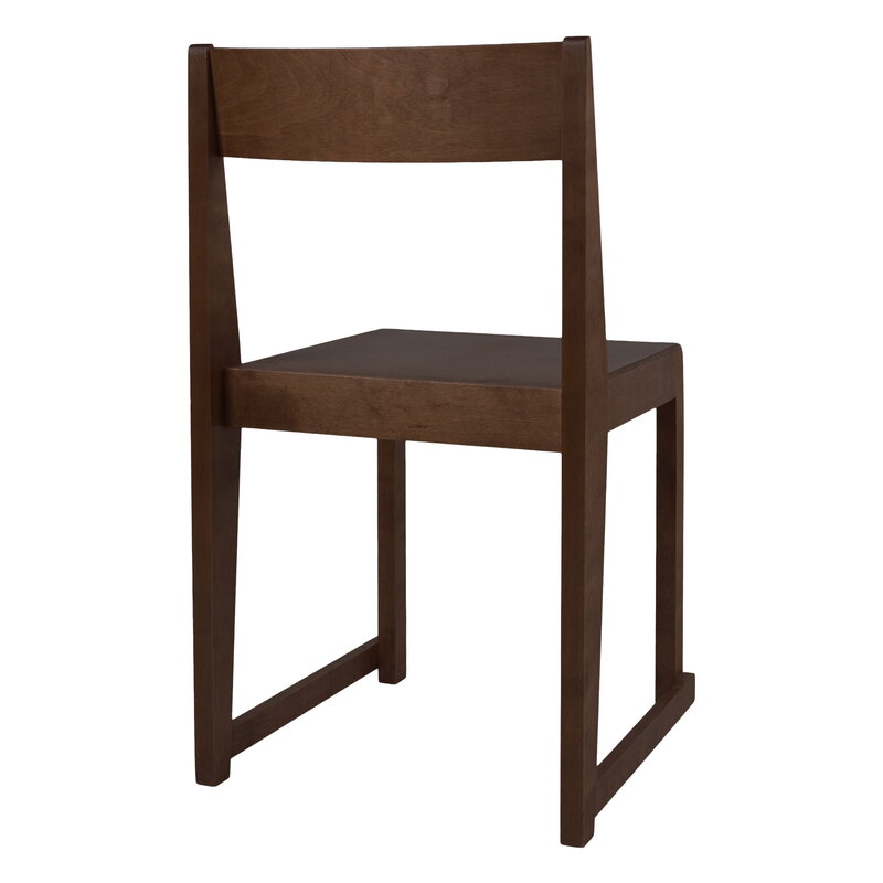 Frama Chair 01, dark brown birch, extra image