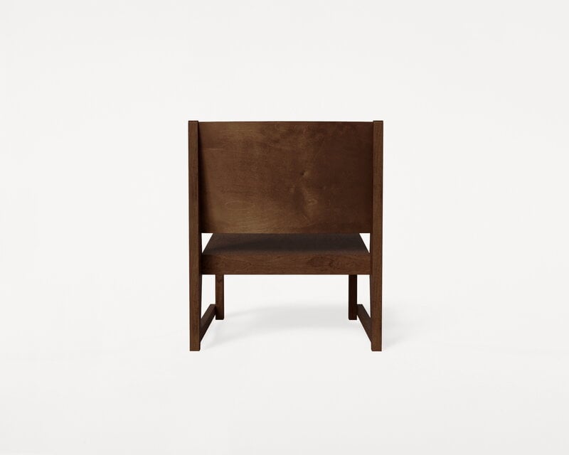 Frama Easy Chair 01 nojatuoli, tummanruskea koivu, näkymä 5