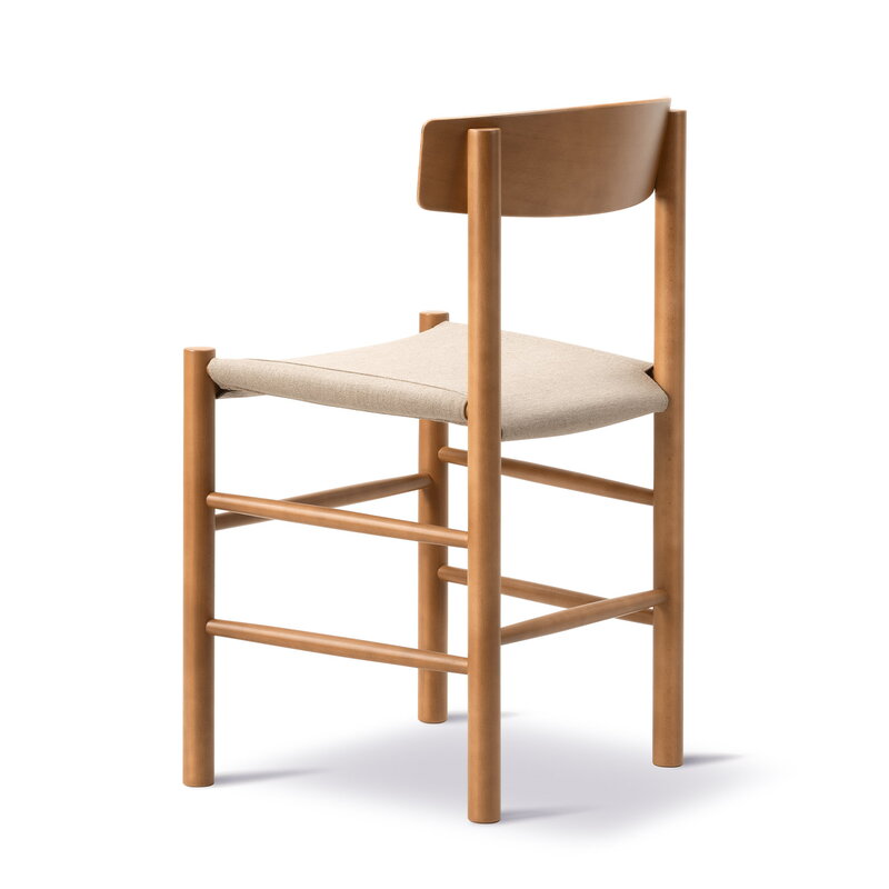 Fredericia J39 Mogensen chair, vintage lacquered beech - natural