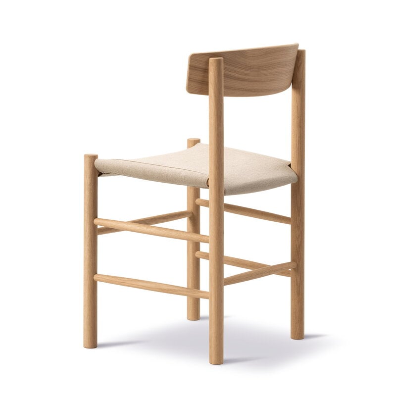 Fredericia J39 Mogensen chair, light oiled oak- natural canvas, extra image