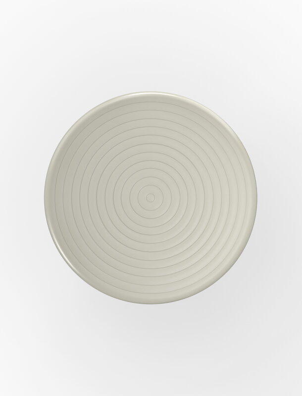 Tom Dixon Groove small round table, putty, extra image