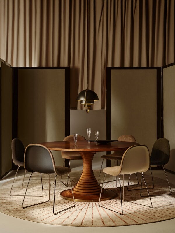 GUBI Tavolo a Dischi dining table, 120 cm, walnut, extra image