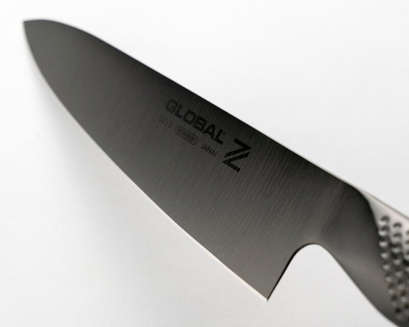 Global Black Edition Chefmesser, 20 cm, DLC Diamond-Like Carbon, extrabild