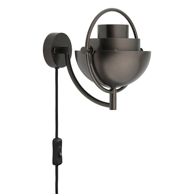 GUBI Multi-Lite wall lamp, black brass, extra image
