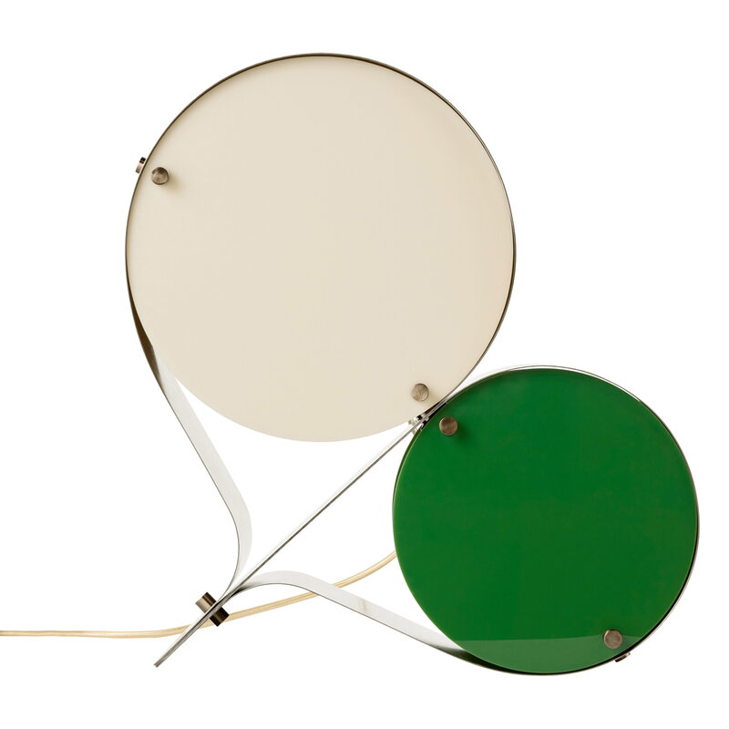 GUBI Coppia table lamp, steel, ivory - clover, extra image