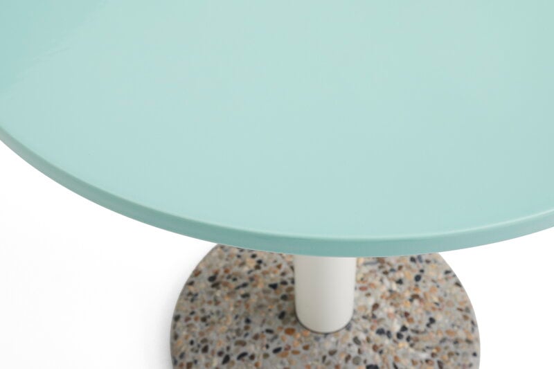 HAY Ceramic table, 70 cm, light mint, extra image