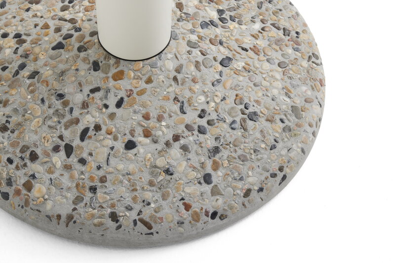 HAY Ceramic table, 70 cm, light mint, extra image