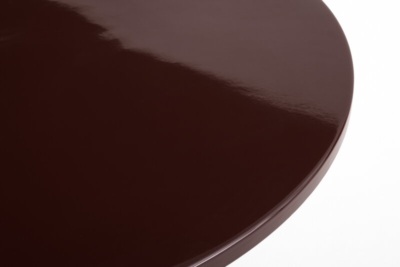 HAY Ceramic table, 90 cm, bordeaux, extra image