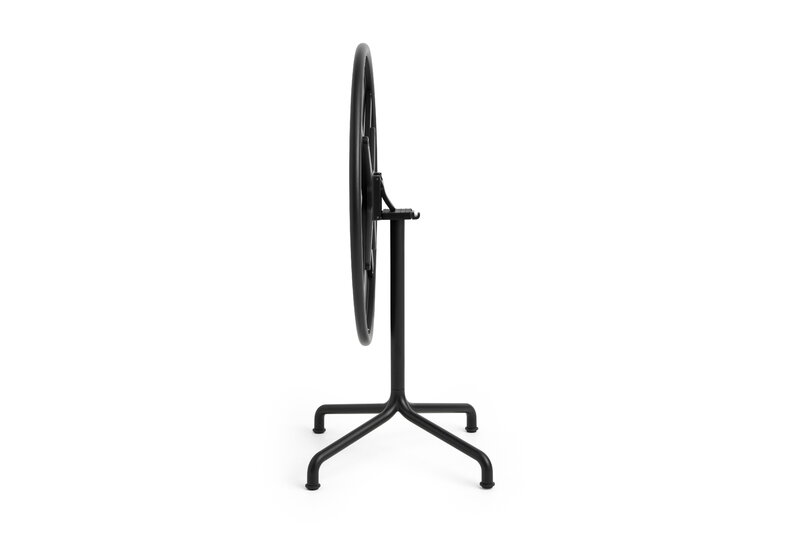 HAY Deville table, diam. 80 cm, anthracite, extra image
