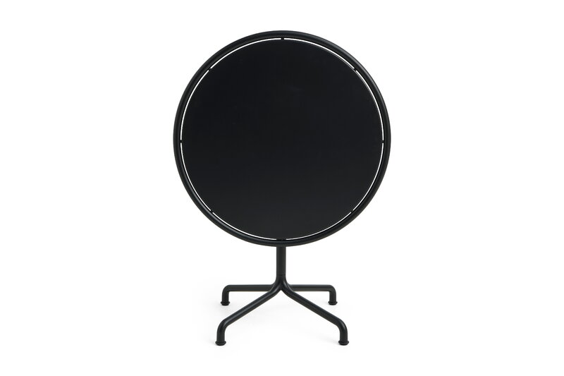 HAY Deville table, diam. 80 cm, anthracite, extra image
