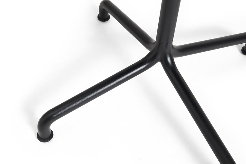 HAY Deville table, diam. 80 cm, anthracite, extra image